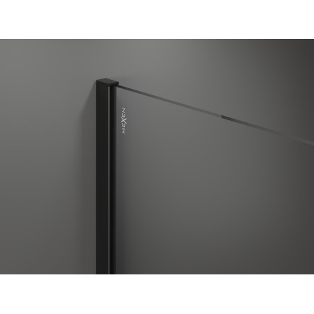 Mexen listwa murale pour mur de douche, noir - 800-00-70