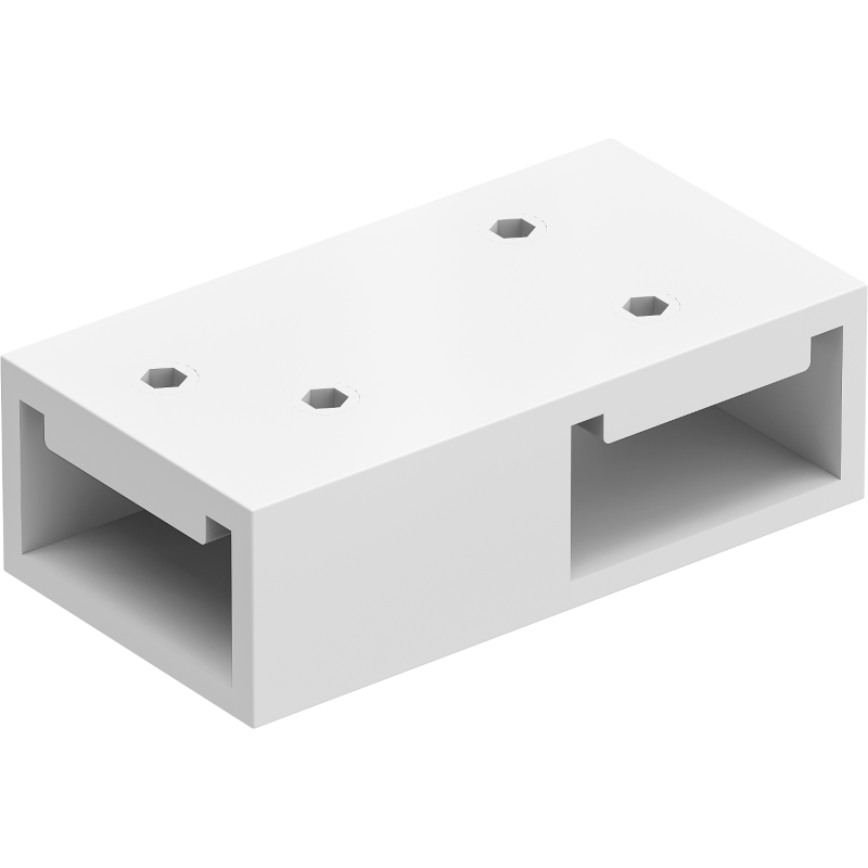 Mexen connecteur en T pour supports muraux, blanc - 800-09-20