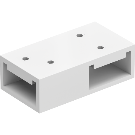 Mexen Uni-T Connecteur en T pour supports muraux, blanc - 800-09-20