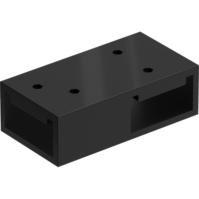 Mexen Uni-T Connecteur en T pour supports muraux, noir - 800-09-70