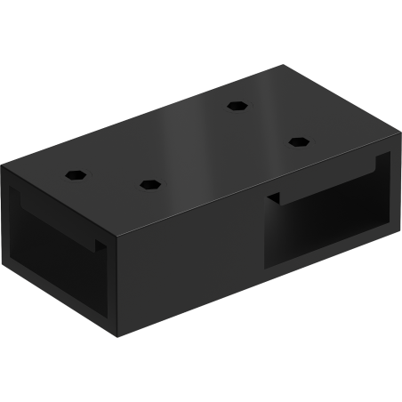 Mexen Uni-T Connecteur en T pour supports muraux, noir - 800-09-70