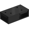 Mexen connecteur en T pour supports muraux, noir - 800-09-70