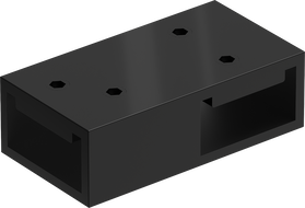 Mexen Uni-T Connecteur en T pour supports muraux, noir - 800-09-70