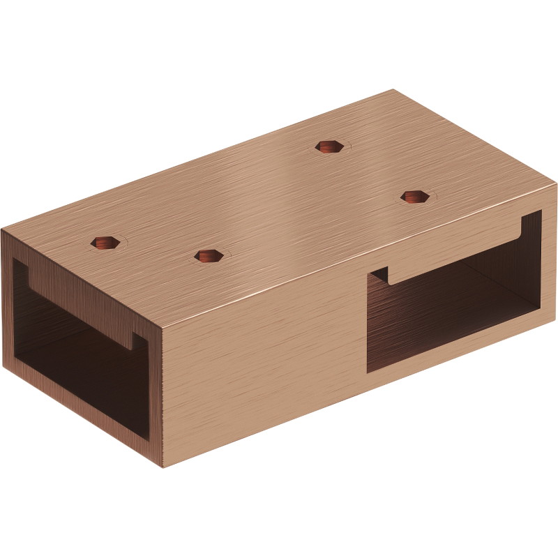 Mexen Uni-T Raccord en T pour supports muraux, cuivre brossé - 800-09-65