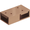 Mexen raccord en T pour supports muraux, cuivre brossé - 800-09-65