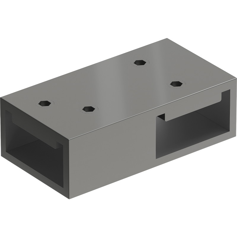 Mexen Uni-T Raccord en T pour supports muraux, gun metal - 800-09-95