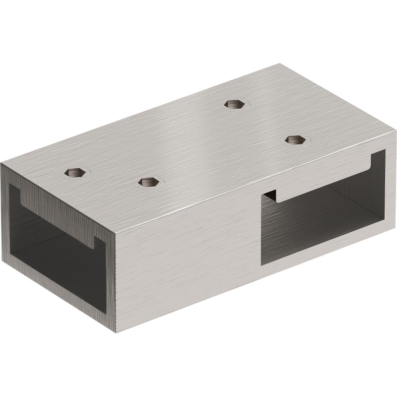 Mexen Uni-T Connecteur en T pour supports muraux, nickel brossé - 800-09-97