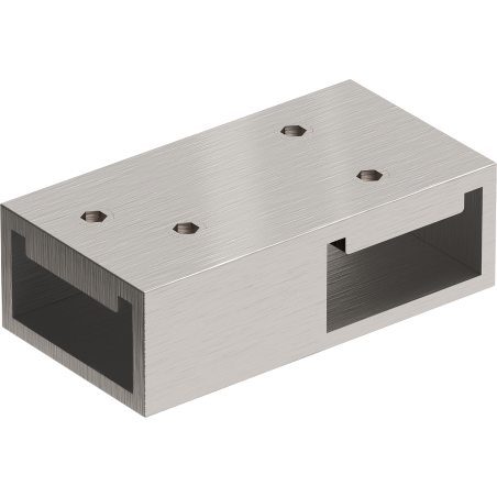 Mexen Connecteur T pour supports muraux, nickel brossé - 800-09-97