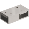 Mexen Uni-T Connecteur en T pour supports muraux, nickel brossé - 800-09-97