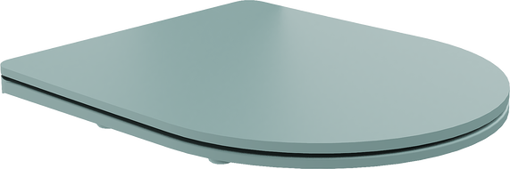 Mexen siège de toilettes à fermeture en douceur slim, duroplast, vert clair mat - 39740048