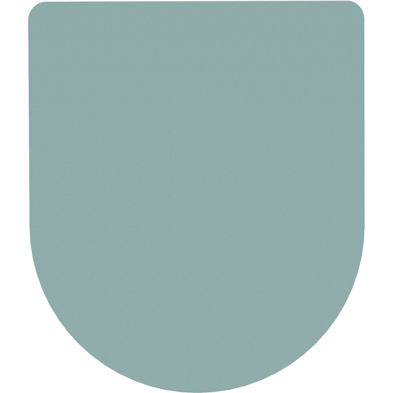 Mexen siège de toilette à descente lente slim, duroplast, vert clair mat - 39740048