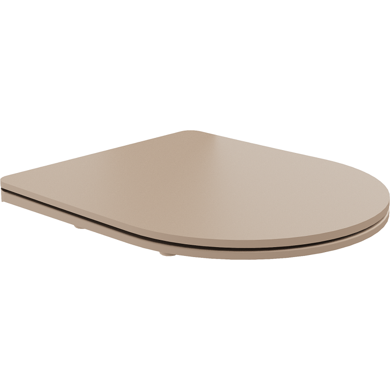 Mexen deska à fermeture lente, slim, duroplast, cappuccino mat - 39740064