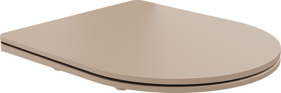 Mexen deska à fermeture lente, slim, duroplast, cappuccino mat - 39740064
