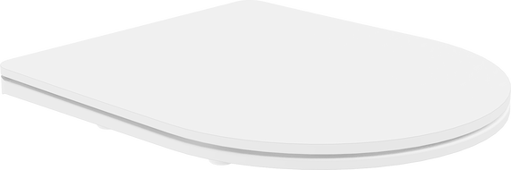 Mexen abattant de toilette slim à fermeture lente, duroplast, blanc mat - 39740001