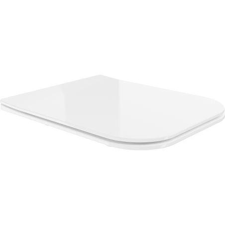 Mexen Madox abattant à fermeture lente slim, duroplast, blanc brillant - 39154000