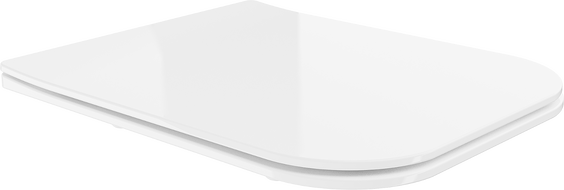 Mexen Madox abattant à fermeture lente slim, duroplast, blanc brillant - 39154000