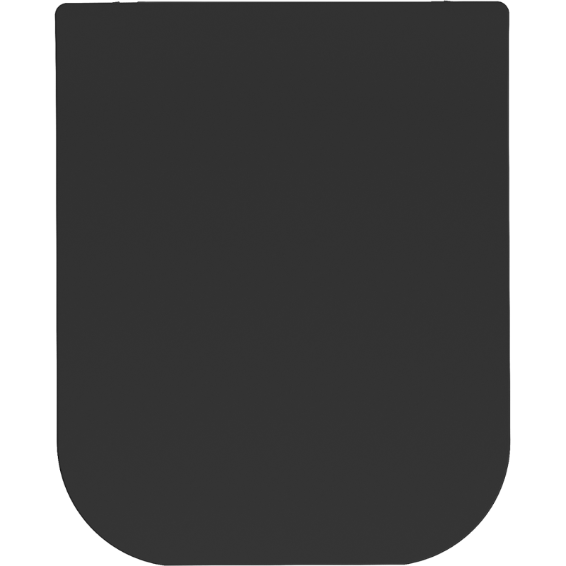 Mexen Madox abattant à descente lente slim, duroplast, noir mat - 39154085