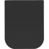 Mexen Madox abattant slim à fermeture douce, duroplast, noir mat - 39154085