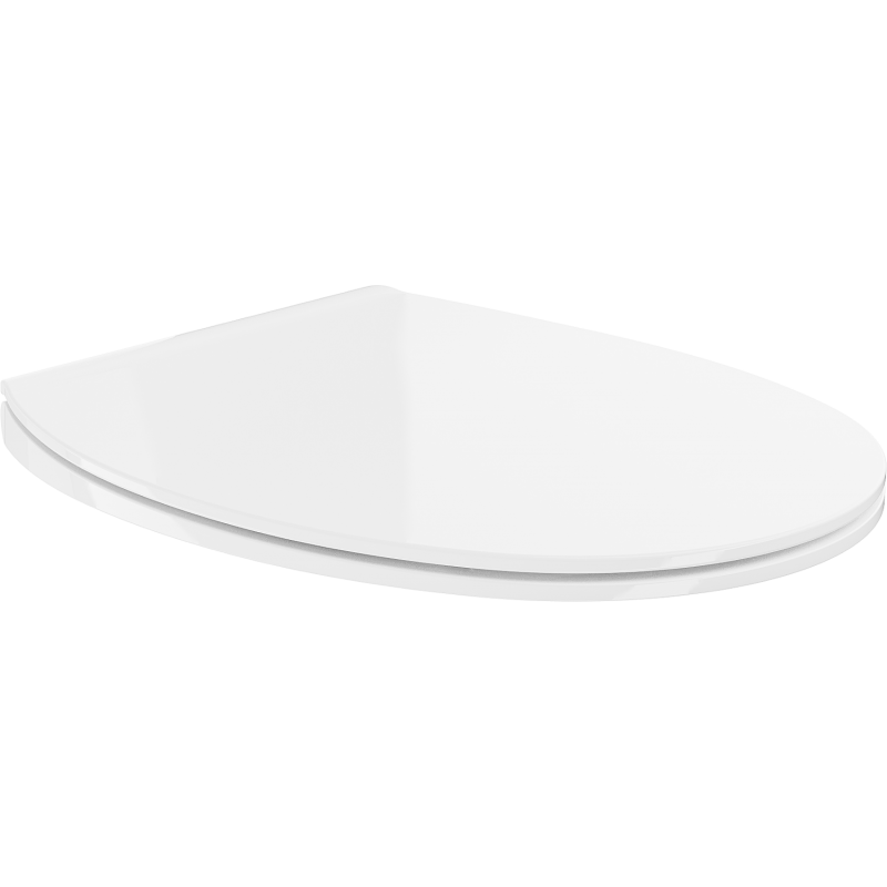 Mexen Egg abattant slim, duroplast, blanc brillant - 39243000