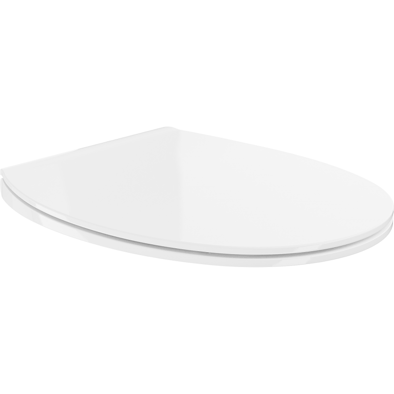 Mexen Egg abattant WC à descente lente slim, duroplast, blanc brillant - 39243000