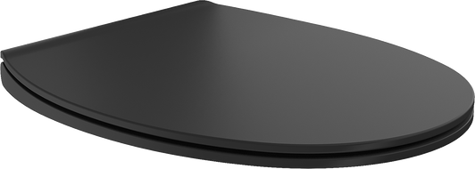 Mexen Egg abattant à fermeture lente et slim, duroplast, noir mat - 39243085