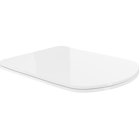 Mexen Vito abattant slim à descente lente, duroplast, blanc brillant - 39174000