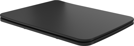 Mexen Vera abattant à descente lente slim, duroplast, noir mat - 39164085