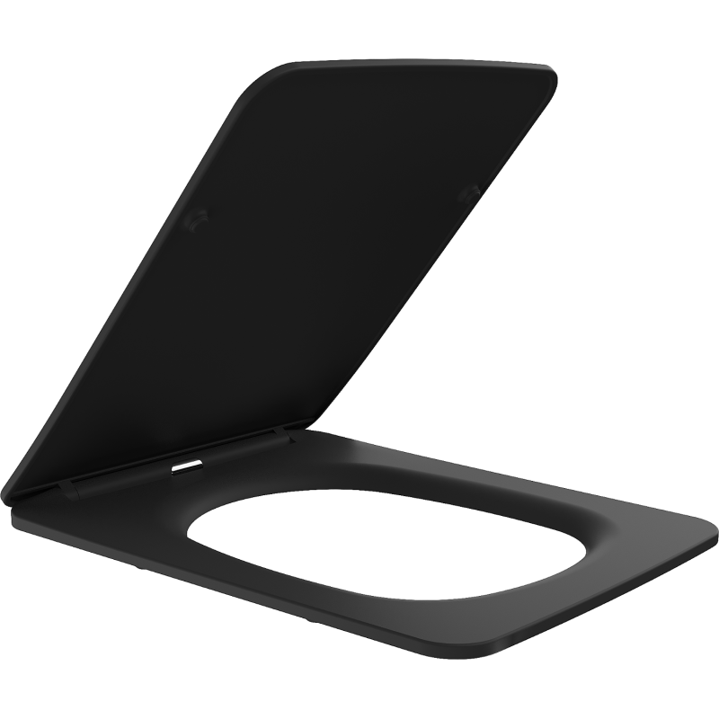 Mexen Vera abattant à descente lente slim, duroplast, noir mat - 39164085