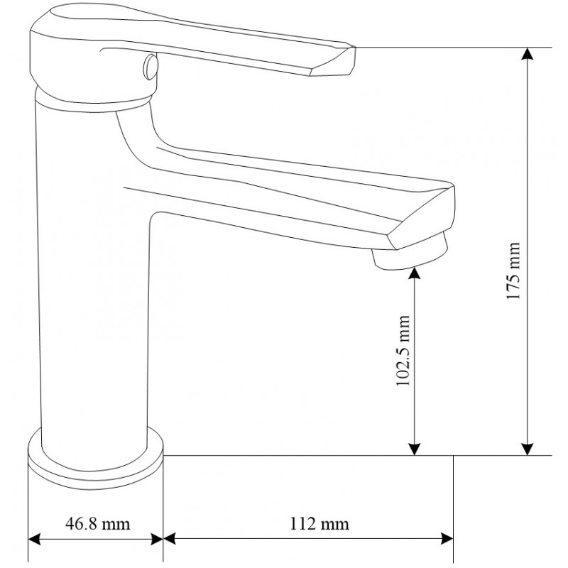 Mexen Sabre Ensemble de bain DB74, chromé - 72103DB74-00