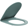 Mexen siège de toilettes à fermeture en douceur slim, duroplast, vert clair mat - 39740048