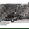 Mexen Velar L Duo cabine de douche coulissante 100 x 90 cm, transparent, cuivre brossé - 871-100-090-02-03-65