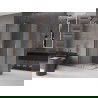Mexen Velar L Duo cabine de douche coulissante 90 x 80 cm, givrée, cuivre brossé - 871-090-080-02-33-65
