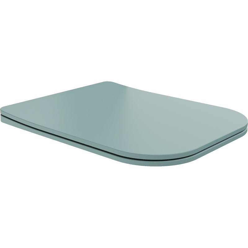 Mexen Teo abattant slim à descente lente, duroplast, vert clair mat - 39840048
