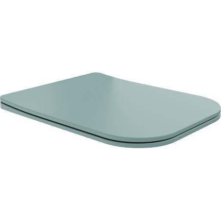 Mexen Teo abattant slim à descente lente, duroplast, vert clair mat - 39840048