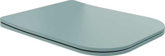 Mexen Teo abattant à descente lente slim, duroplast, vert clair mat - 39840048