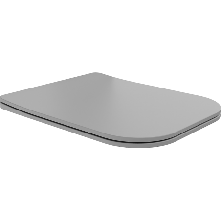Mexen Teo abattant WC à descente ralentie slim, duroplast, gris clair mat - 39840061