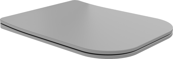 Mexen Teo abattant de toilettes à descente lente slim, duroplast, gris clair mat - 39840061