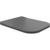 Mexen Teo siège de toilette à descente lente slim, duroplast, gris foncé mat - 39840071