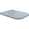 Mexen Teo siège de toilette à descente lente slim, duroplast, gris-bleu mat - 39840069