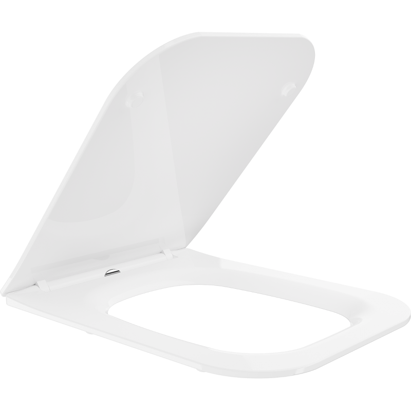 Mexen Madox abattant à fermeture lente slim, duroplast, blanc brillant - 39154000