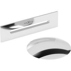 Mexen Uni bonde avec trop-plein pour baignoire autoportante, chrome - 5100-01