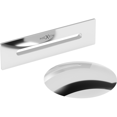 Mexen Uni bonde avec trop-plein pour baignoire autoportante, chrome - 5100-01