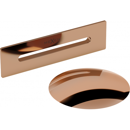 Mexen Uni bouchon avec trop-plein pour baignoire autoportante, or rose - 5100-60