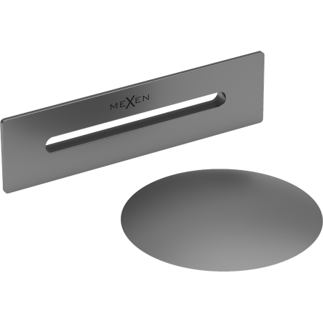 Mexen Uni bouchon avec trop-plein pour baignoire autoportante, gun metal - 5100-95