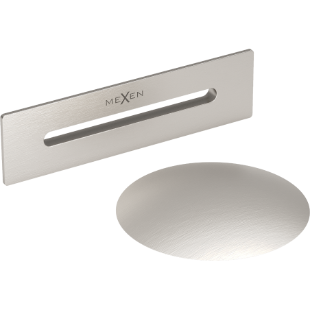 Mexen Uni bonde à trop-plein pour baignoire autoportante, nickel brossé - 5100-97