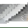 Mexen Rio cabine de douche carrée 80 x 80 cm, transparent, chrome + receveur plat, blanc - 860-080-080-01-00-4010