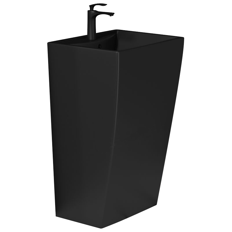 Mexen Oda lavabo autoportant 42 x 42 cm, noir mat - 26124770