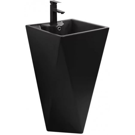 Mexen Ida lavabo autoportant 47 x 47 cm, noir mat - 26114670