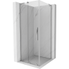 Cabine de douche coulissante Mexen Velar L 100 x 100 cm, transparent, chrome - 871-100-100-03-01