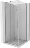 Mexen Velar L cabine de douche coulissante 100 x 100 cm, transparent, chrome - 871-100-100-03-01
